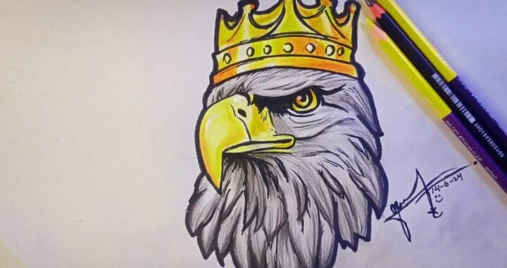 How to draw eagle