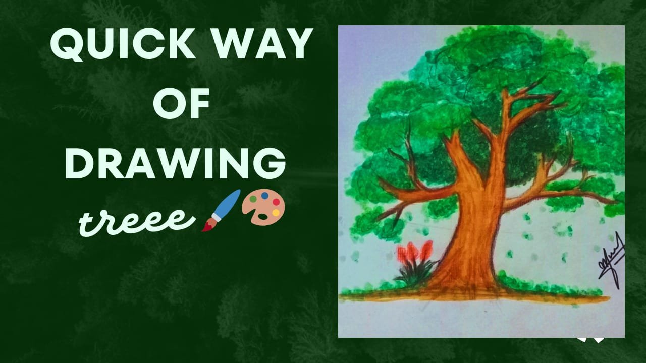 Easy Drawing of Tree