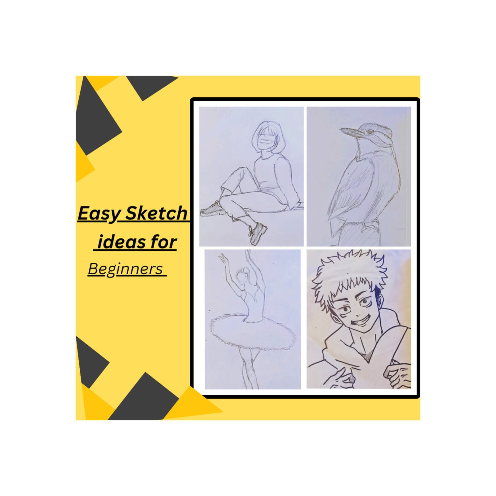 easy sketch ideas beginner