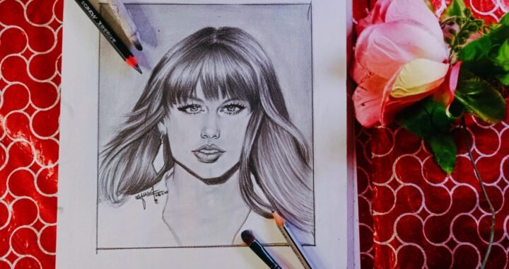 Easy Sketch of Taylor Swift