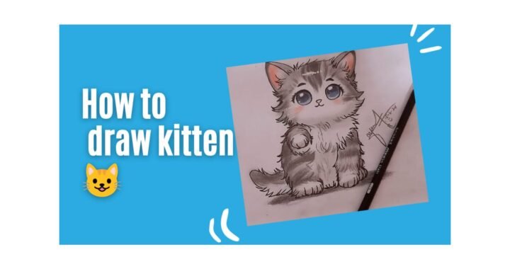 Easy Sketch of Kitten