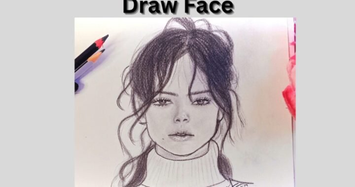 DRAW A FACE USING THE LOOMIS METHOD