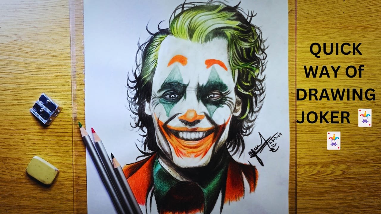 Easy Joker Drawing