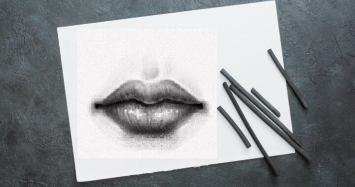 How To Draw Sketch Of Lips With Pencils Step By Step For Beginners