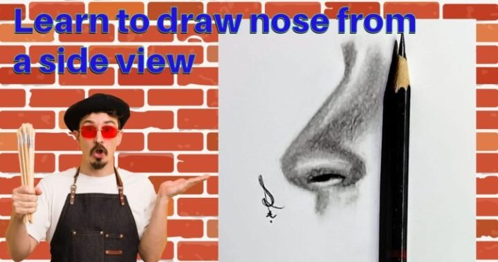 Learn How To Create A Realistic Nose From A Side View Using A Simple Circle.